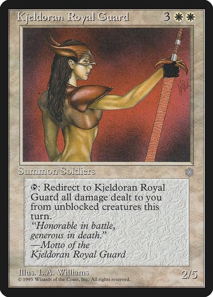 Kjeldoran Royal Guard, Ice Age #4766