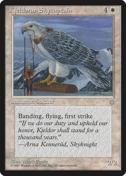 Kjeldoran Skycaptain, Ice Age #4767