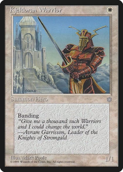 Kjeldoran Warrior, Ice Age #4769