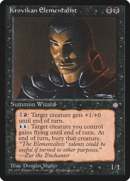 Krovikan Elementalist, Ice Age #4771