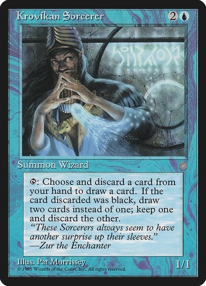 Krovikan Sorcerer, Ice Age #4773