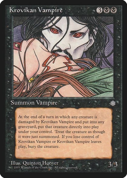 Krovikan Vampire, Ice Age #4774