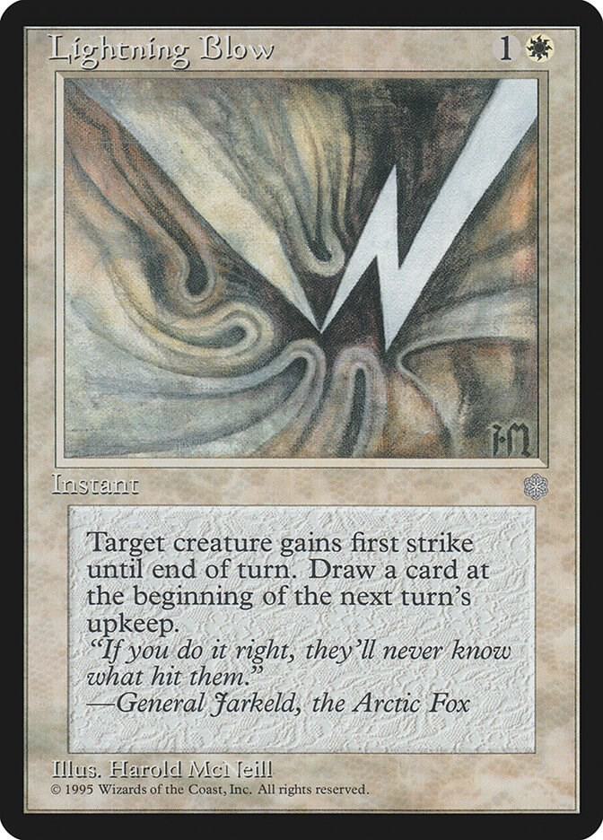 Lightning Blow, Ice Age #4783