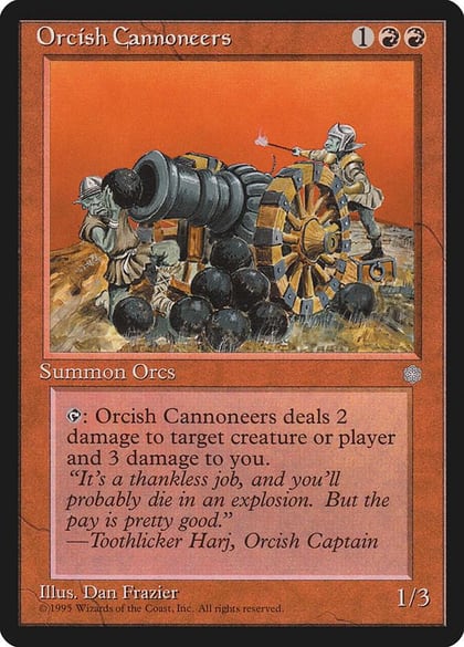 Orcish Cannoneers, Ice Age #4823