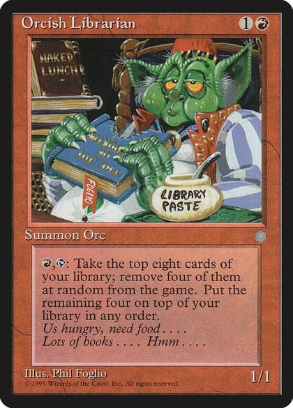 Orcish Librarian, Ice Age #4827