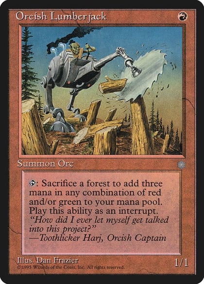 Orcish Lumberjack, Ice Age #4828