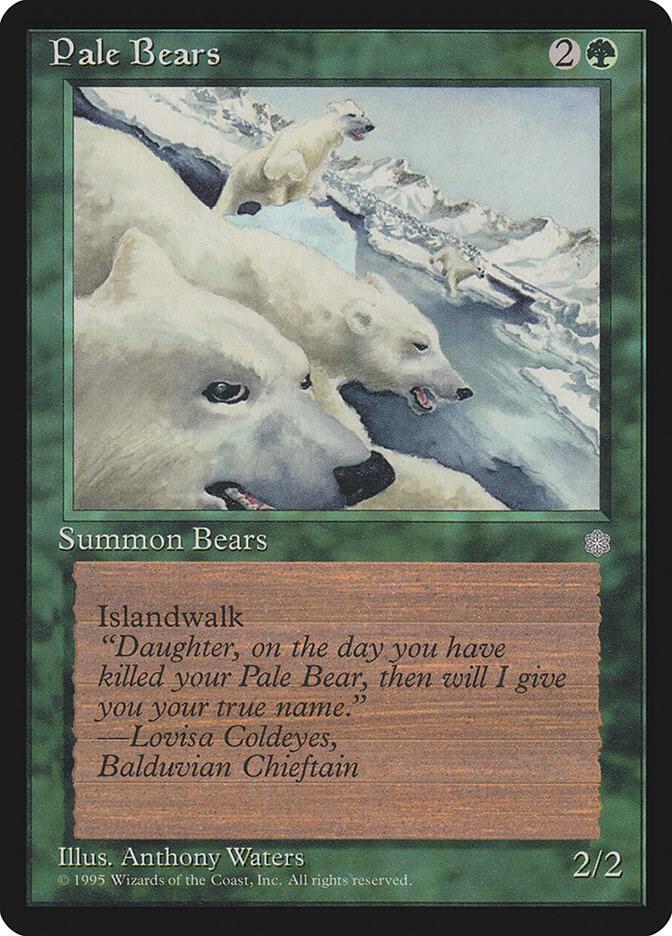 Pale Bears, Ice Age #4832
