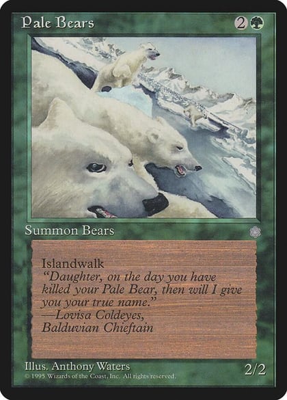 Pale Bears, Ice Age #4832