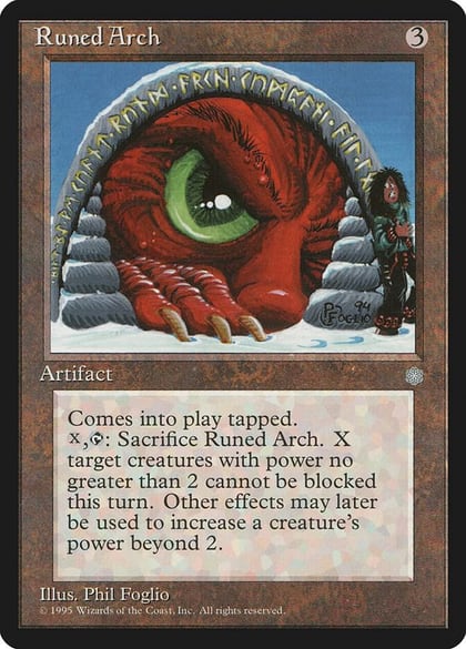 Runed Arch, Ice Age #4860