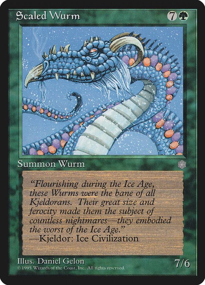 Scaled Wurm, Ice Age #4863