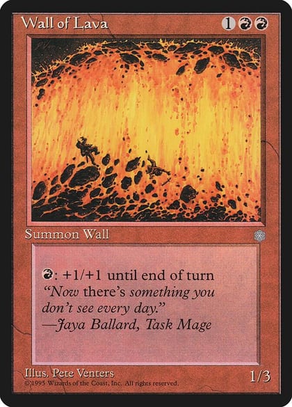 Wall of Lava, Ice Age #4934