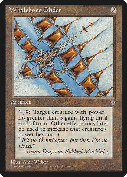 Whalebone Glider, Ice Age #4939