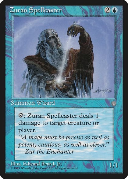 Zuran Spellcaster, Ice Age #4956