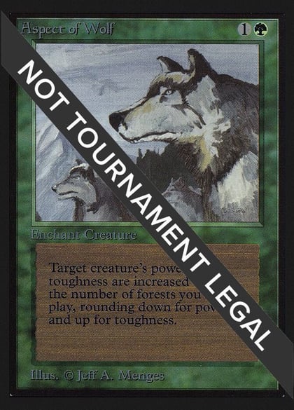 Aspect of Wolf (IE), International Edition #97101
