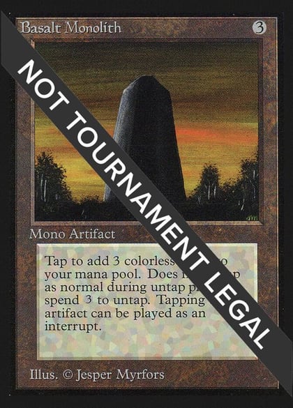 Basalt Monolith (IE), International Edition #97105
