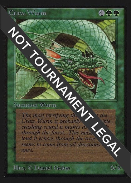Craw Wurm (IE), International Edition #97143