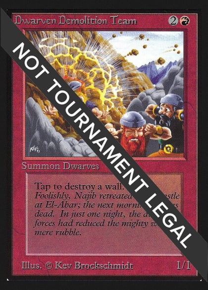 Dwarven Demolition Team (IE), International Edition #97165