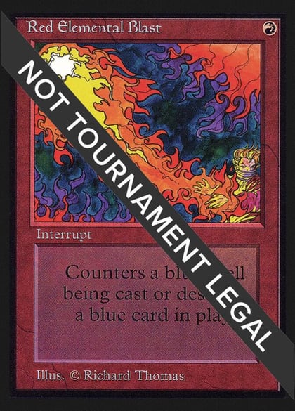 Red Elemental Blast (IE), International Edition #97289