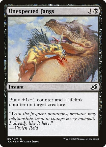 Unexpected Fangs, Ikoria: Lair of Behemoths 102