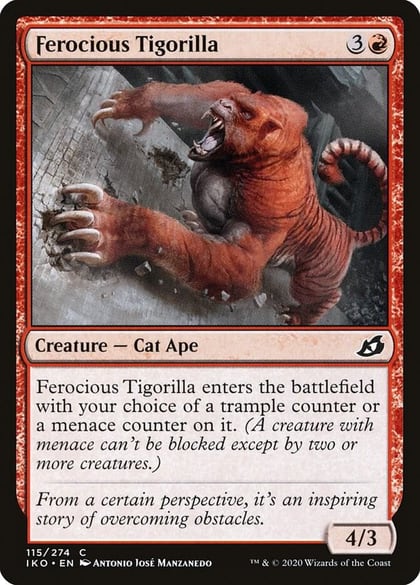 Ferocious Tigorilla, Ikoria: Lair of Behemoths 115