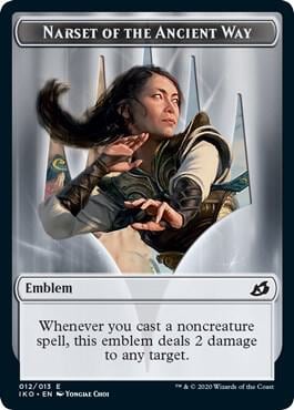 Emblem - Narset of the Ancient Way, Ikoria: Lair of Behemoths 12