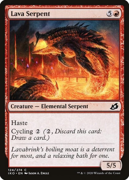 Lava Serpent, Ikoria: Lair of Behemoths 124
