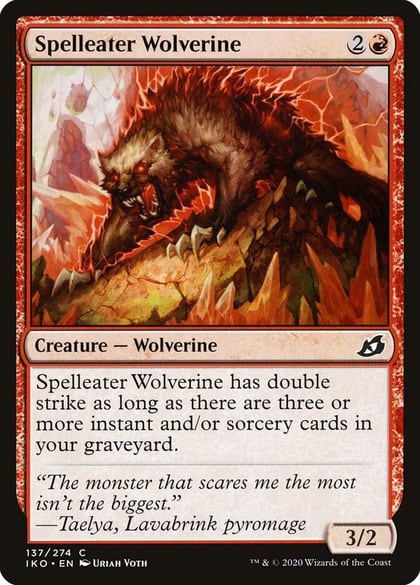 Spelleater Wolverine, Ikoria: Lair of Behemoths 137