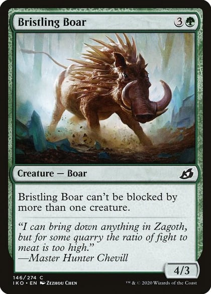 Bristling Boar, Ikoria: Lair of Behemoths 146