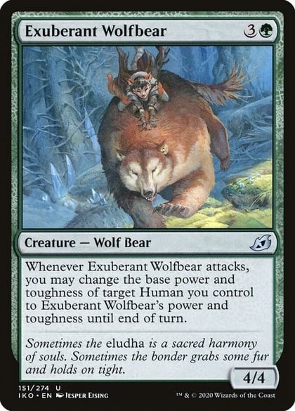 Exuberant Wolfbear, Ikoria: Lair of Behemoths 151