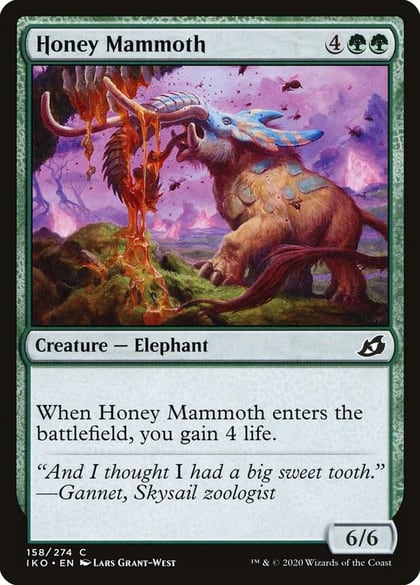 Honey Mammoth, Ikoria: Lair of Behemoths 158