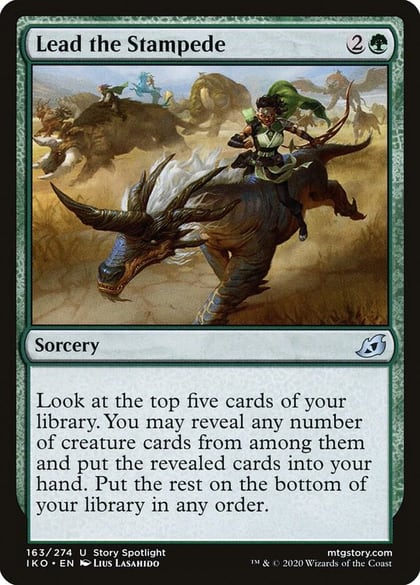 Lead the Stampede, Ikoria: Lair of Behemoths 163