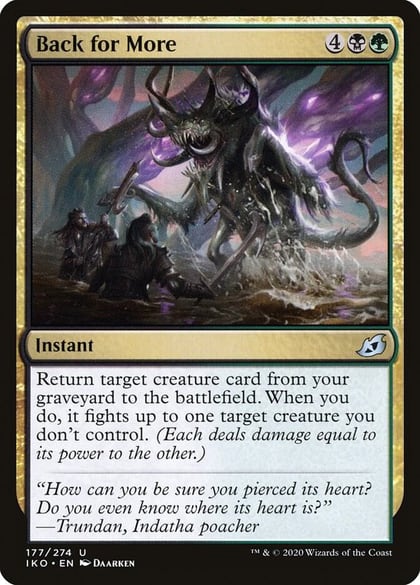 Back for More, Ikoria: Lair of Behemoths 177