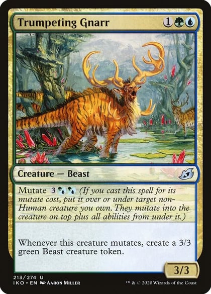 Trumpeting Gnarr, Ikoria: Lair of Behemoths 213