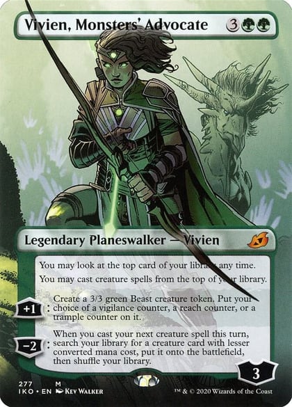 Vivien, Monsters' Advocate (Borderless), Ikoria: Lair of Behemoths 277