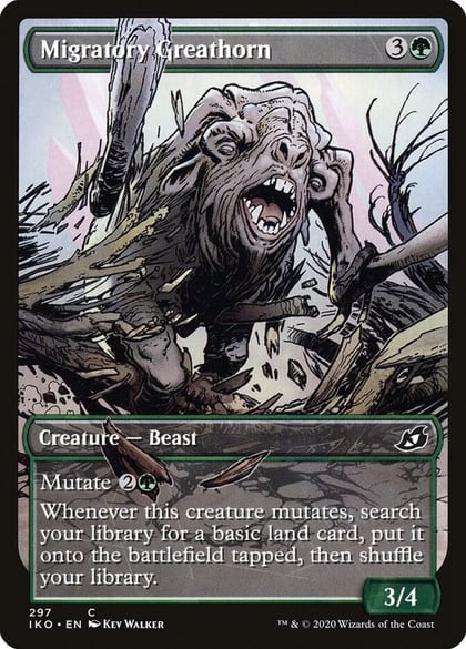 Migratory Greathorn (Showcase), Ikoria: Lair of Behemoths 297