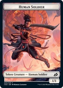 Human Soldier Token (003), Ikoria: Lair of Behemoths 3
