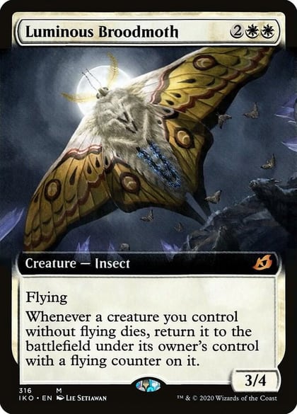 Luminous Broodmoth (Extended Art), Ikoria: Lair of Behemoths 316