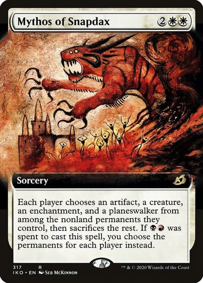 Mythos of Snapdax (Extended Art), Ikoria: Lair of Behemoths 317