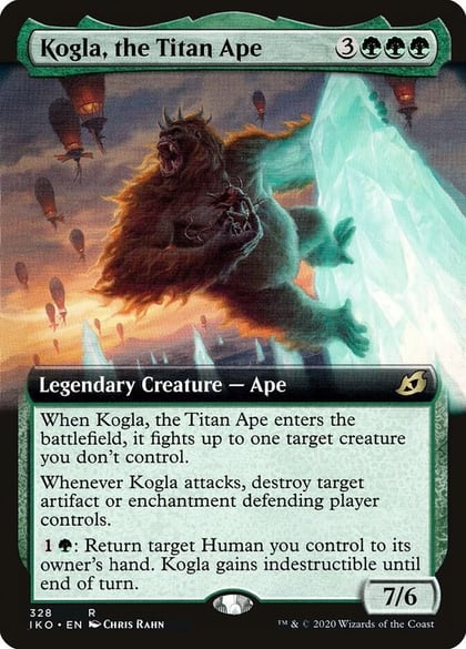Kogla, the Titan Ape (Extended Art), Ikoria: Lair of Behemoths 328