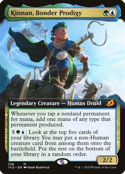 Kinnan, Bonder Prodigy (Extended Art), Ikoria: Lair of Behemoths 338