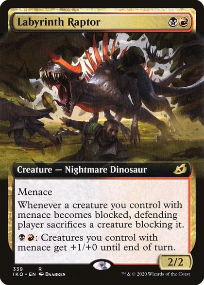 Labyrinth Raptor (Extended Art), Ikoria: Lair of Behemoths 339