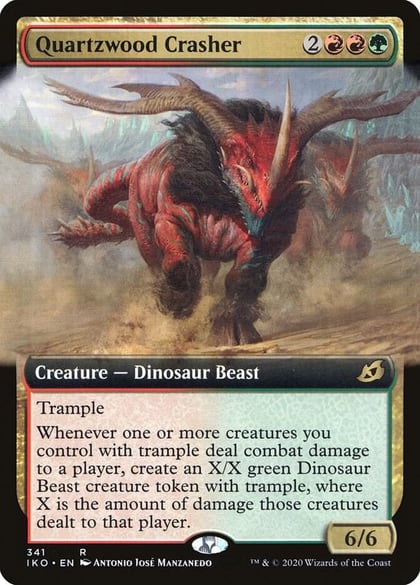 Quartzwood Crasher (Extended Art), Ikoria: Lair of Behemoths 341