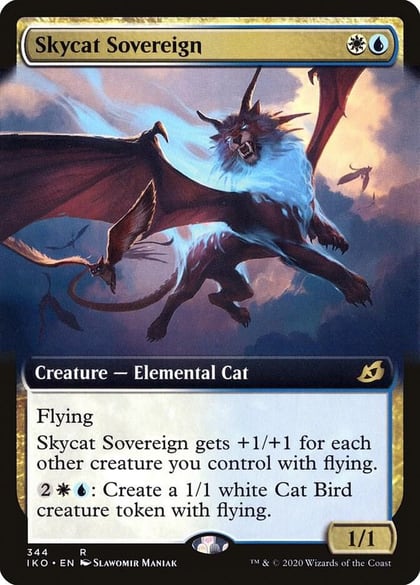Skycat Sovereign (Extended Art), Ikoria: Lair of Behemoths 344