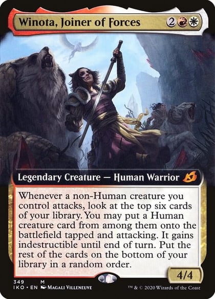 Winota, Joiner of Forces (Extended Art), Ikoria: Lair of Behemoths 349