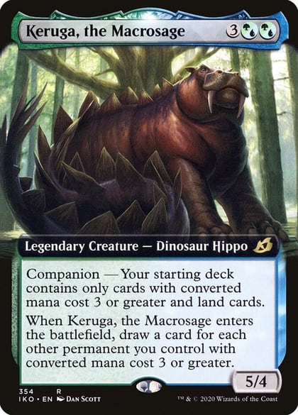 Keruga, the Macrosage (Extended Art), Ikoria: Lair of Behemoths 354