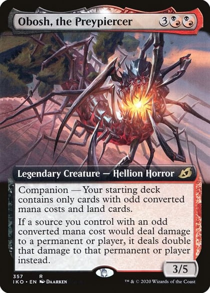 Obosh, the Preypiercer (Extended Art), Ikoria: Lair of Behemoths 357
