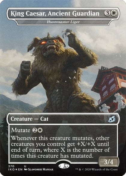 King Caesar, Ancient Guardian - Huntmaster Liger, Ikoria: Lair of Behemoths 370