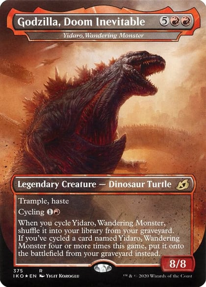 Godzilla, Doom Inevitable - Yidaro, Wandering Monster, Ikoria: Lair of Behemoths 375