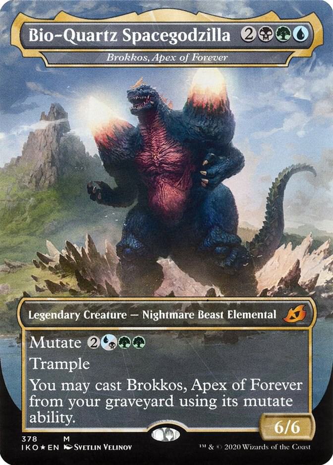 Bio-Quartz Spacegodzilla - Brokkos, Apex of Forever, Ikoria: Lair of Behemoths 378