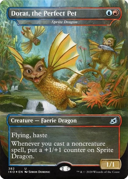 Dorat, the Perfect Pet - Sprite Dragon, Ikoria: Lair of Behemoths 382